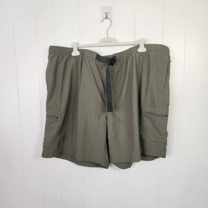 Columbia Mens Green Pull On Elastic Shorts Big & Tall Size 5X Swim Hiking
